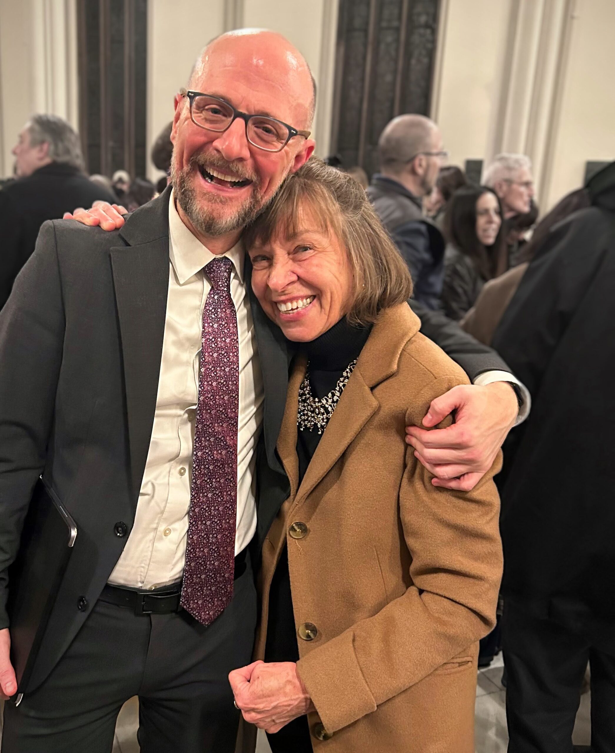 Joan and David